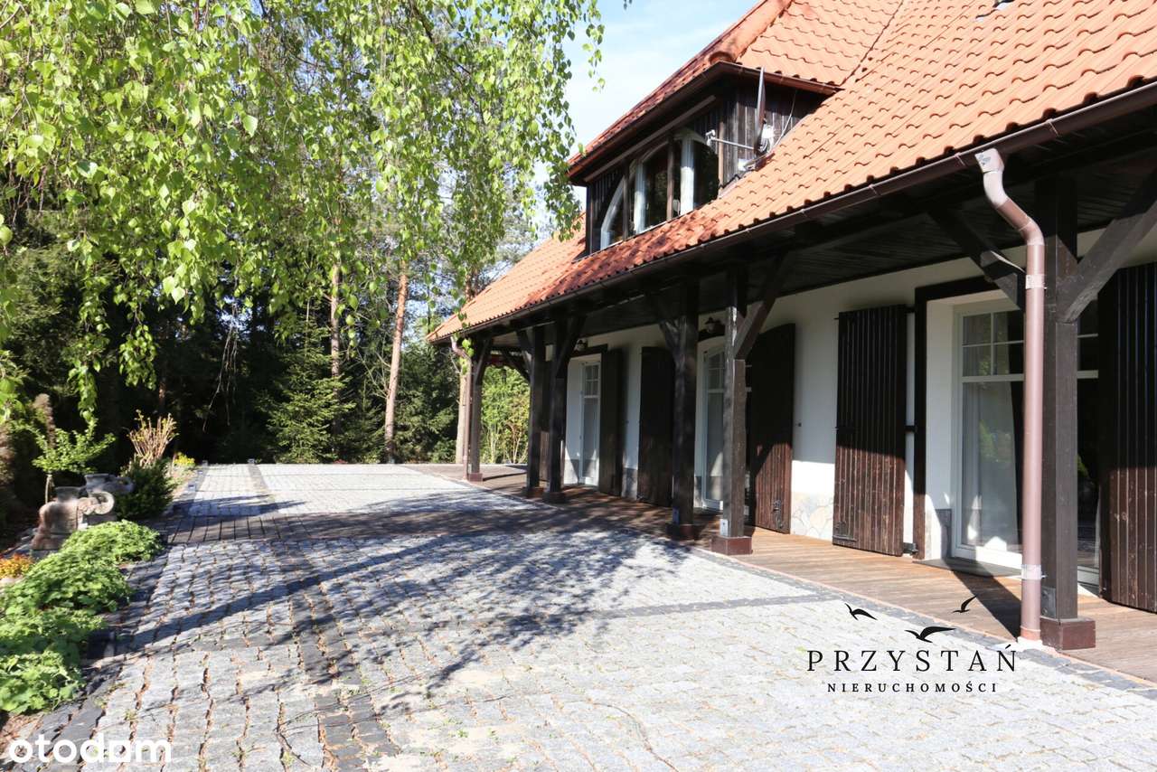 Wyjątkowy dom w sercu Kaszub | Posiadłość z ogrodem, lasem i stawem-16