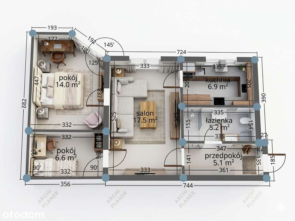 Łódź/55m2/Kamińskiego/3 pok/parking/media miejskie