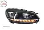 Faruri LED VW Golf 6 VI (2008-2013) Design Golf 7 3D U Design Semnal LED Dinamic- livrare gratuita - 9