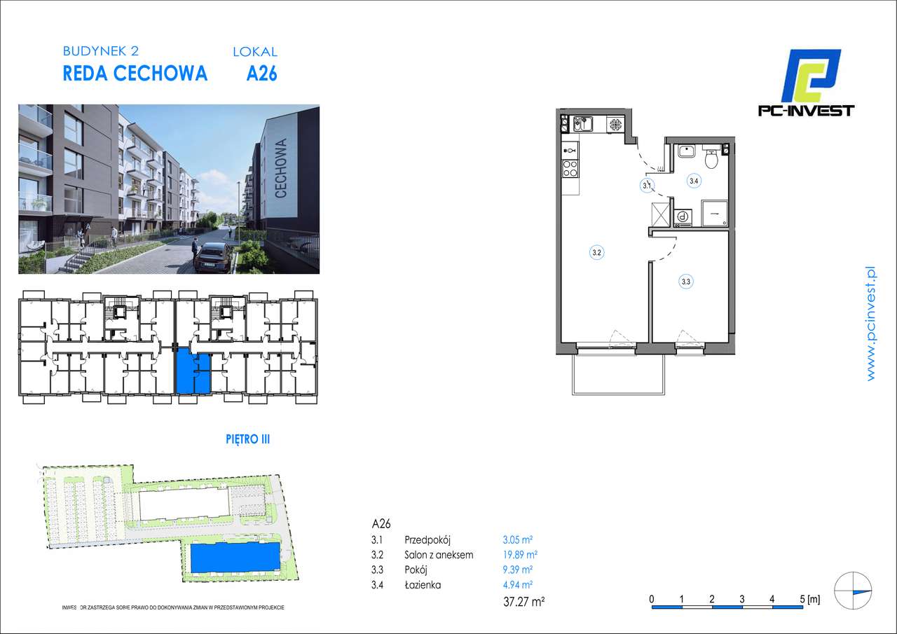 STANDARD PREMIUM - PROMOCJA - 2 POKOJE - DEWELOPER - Pełny obrazek: 3/7