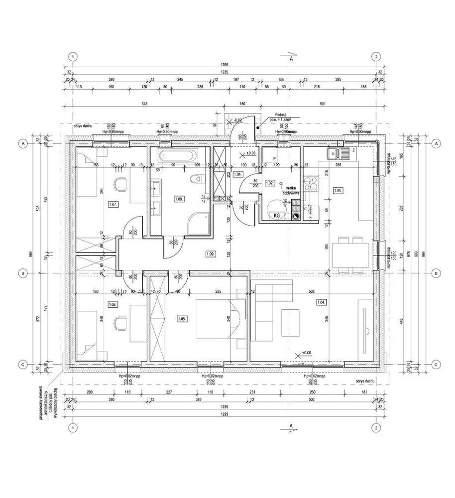 Dom wolnostojący Kończyce Małe-5