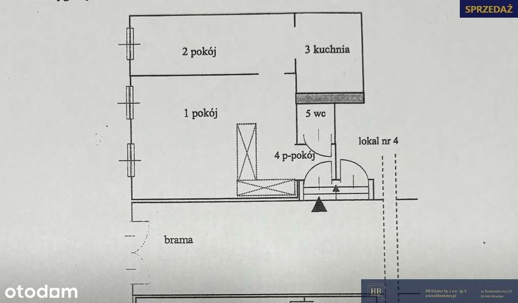 Mieszkanie inwestycyjne, 3 pokoje,  ul. Otwarta-12