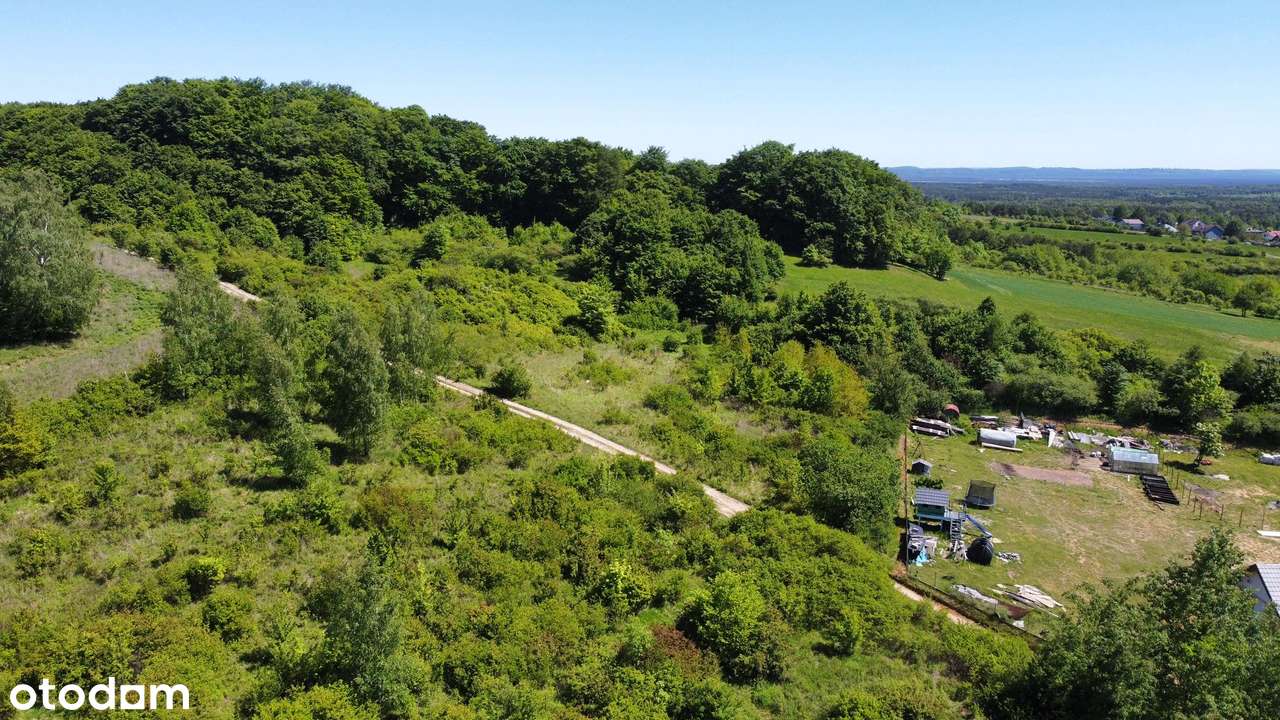 Widokowa działka w Niegowoniczkach, tylko 1 sąsiad-0