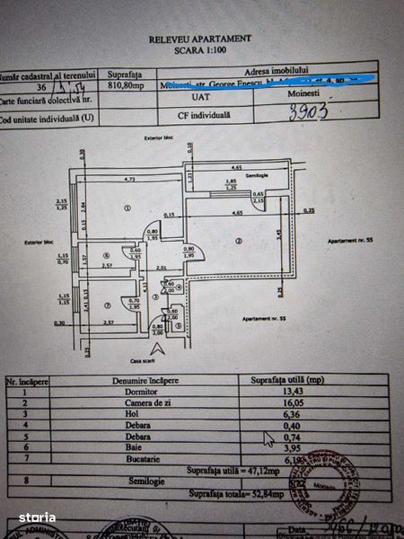 Apartament 2 camere Moinesti - Lucacesti