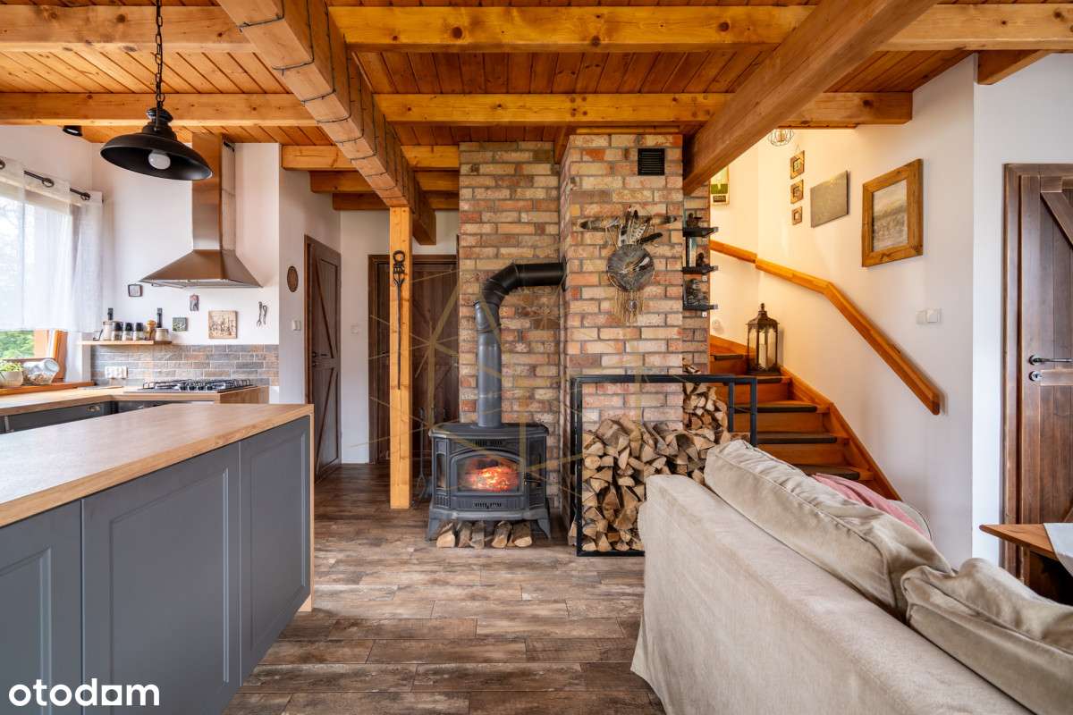 Sielski Dom/ Okiennice/Dom Gościnny/2 Garaże/Las-1