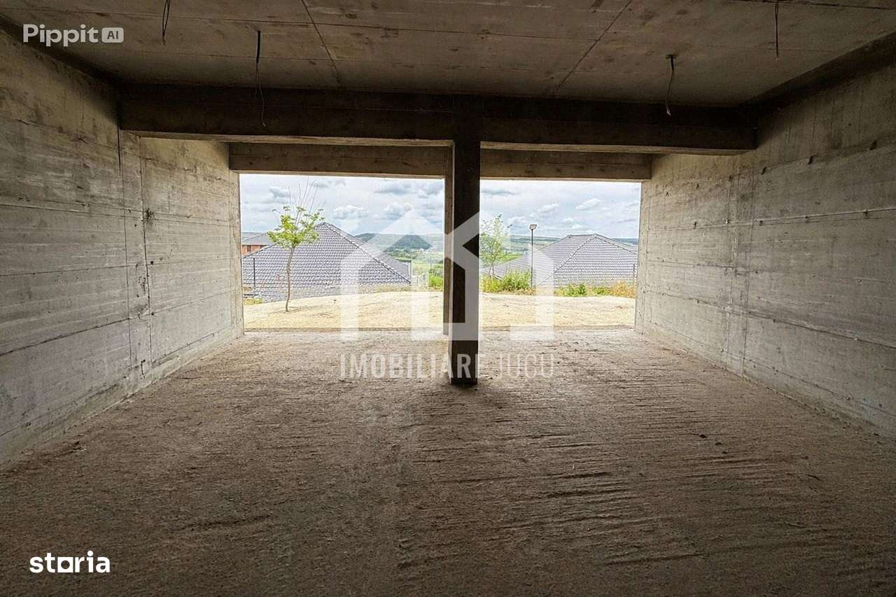 Casă panoramică în Jucu de Sus | Pădure la 200 m, vedere spre Cluj-17