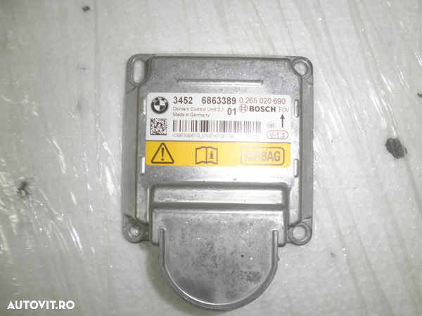 Calculator / modul airbag BMW Seria 3 F30 F31 6863389 0265020690 - 1