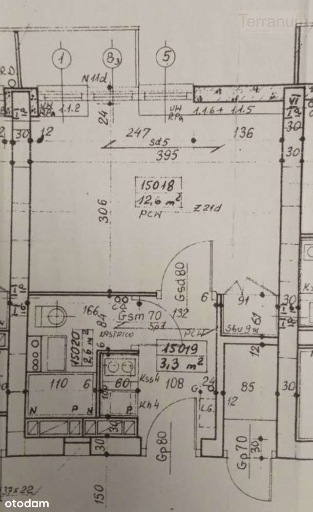 Kawalerka do generalnego remontu Mokotów-5