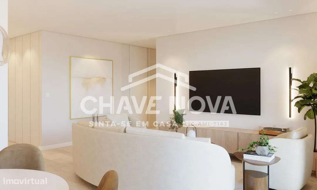 T1 Novo c/ Lugar de Garagem em São Felix - Grande imagem: 4/24