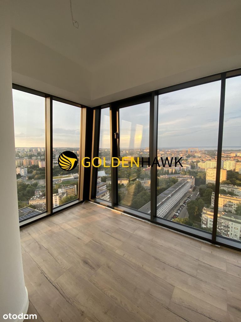 85m2 apartament 21 piętro, miejsce post. Hanza Tow