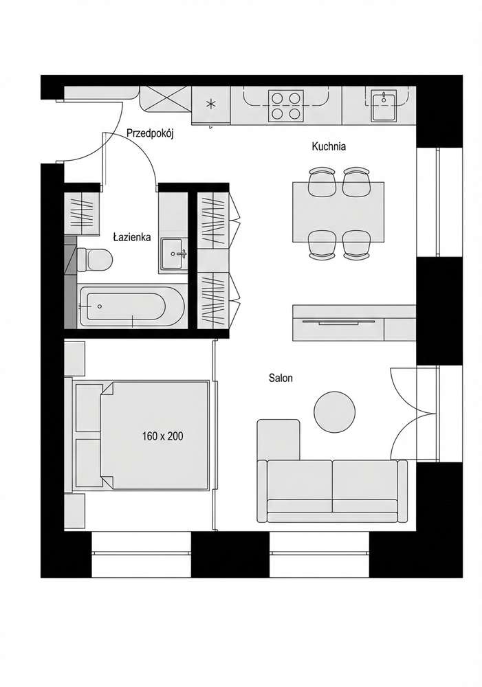 Wyjątkowa nieruchomość inwestycyjna | 35,75 m² | 4 duże okna|2.piętro-8