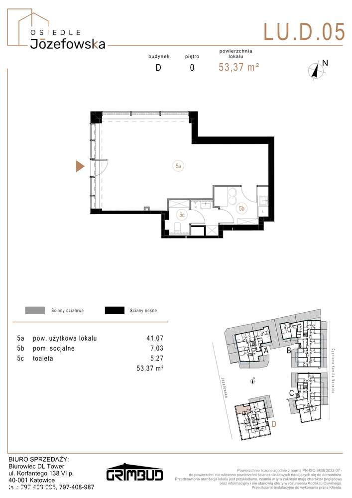 Osiedle Józefowska | Lokal Usługowy LD.05 - Pełny obrazek: 2/7
