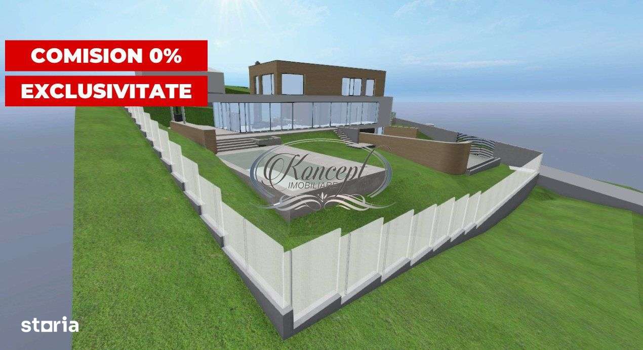 Exclusivitate 0% comision - Teren cu autorizatie pentru casa cu piscin - Imagine principală: 5/12