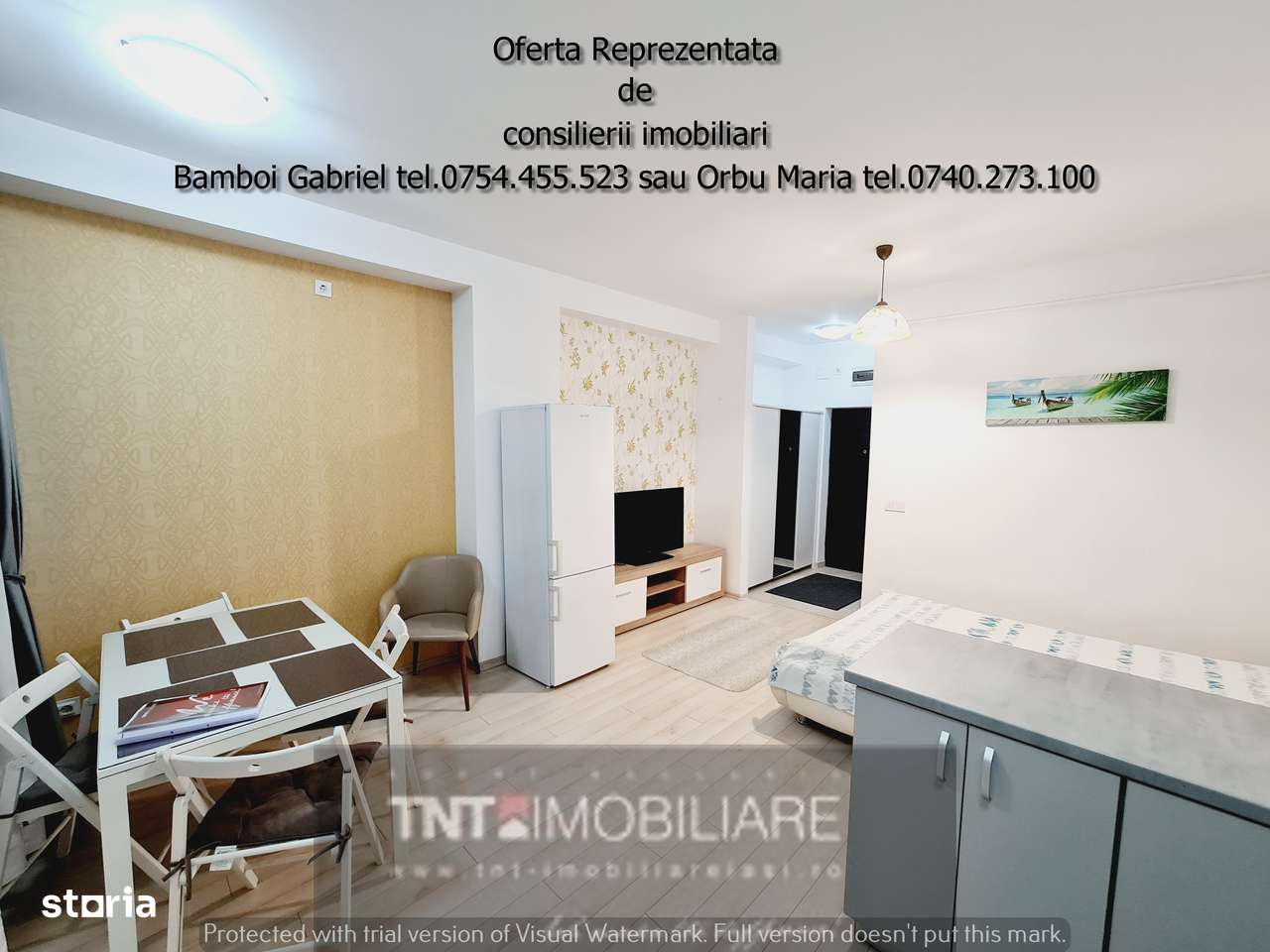 Apartament 1 cameră de închiriat în zona Tatarasi Sud - bloc nou - Imagine principală: 5/9