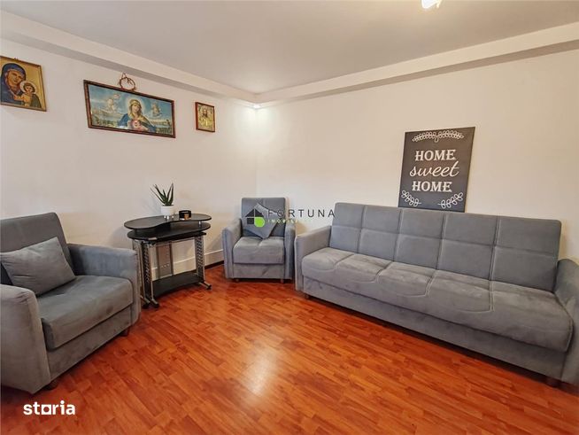 Apartament spatios, luminos si complet mobilat în Tractorul – 0% comis-11