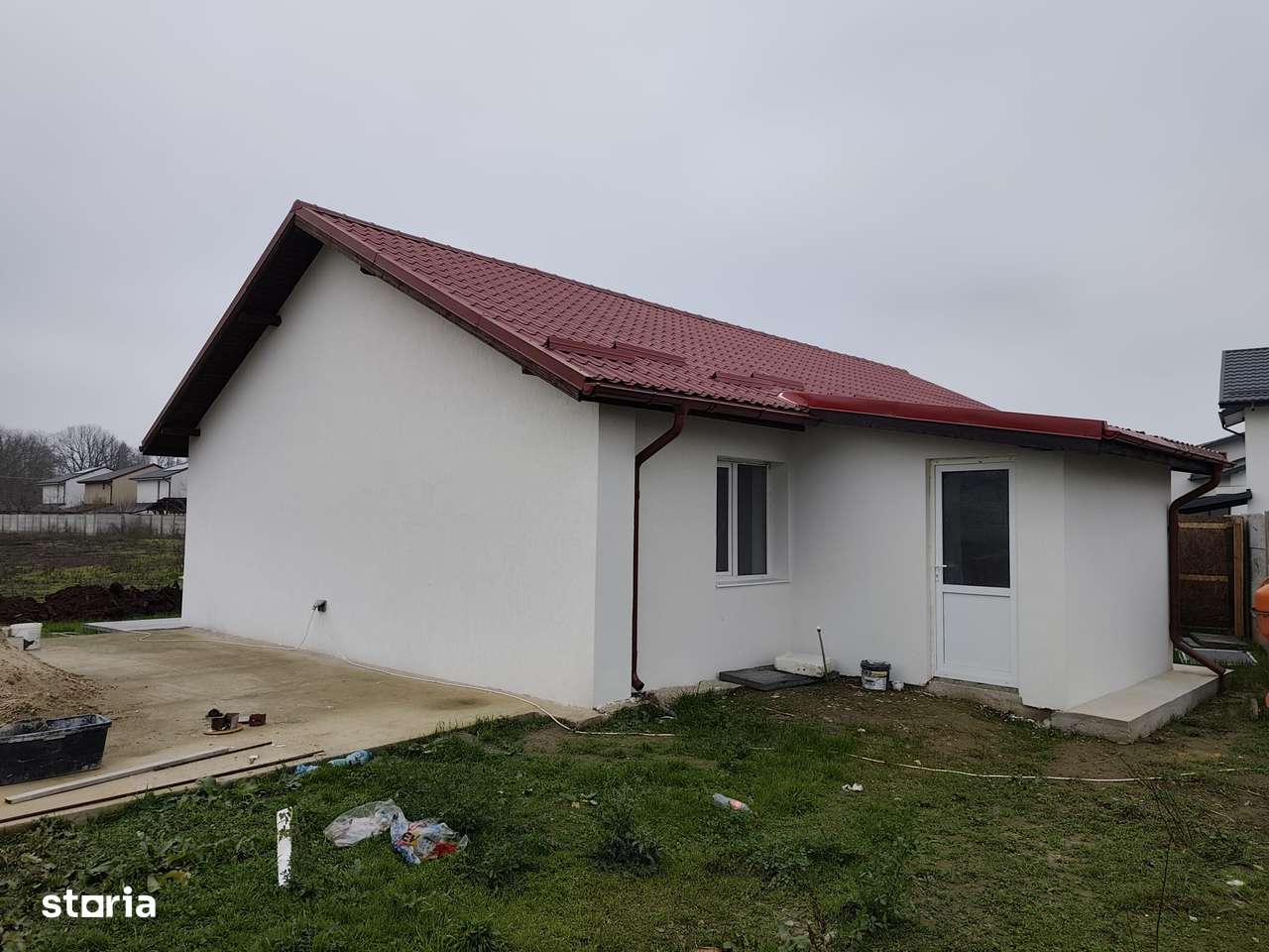 FARA COMISIOANE aproape asfalt casa 3 camere PARTER pod terasa camera-4