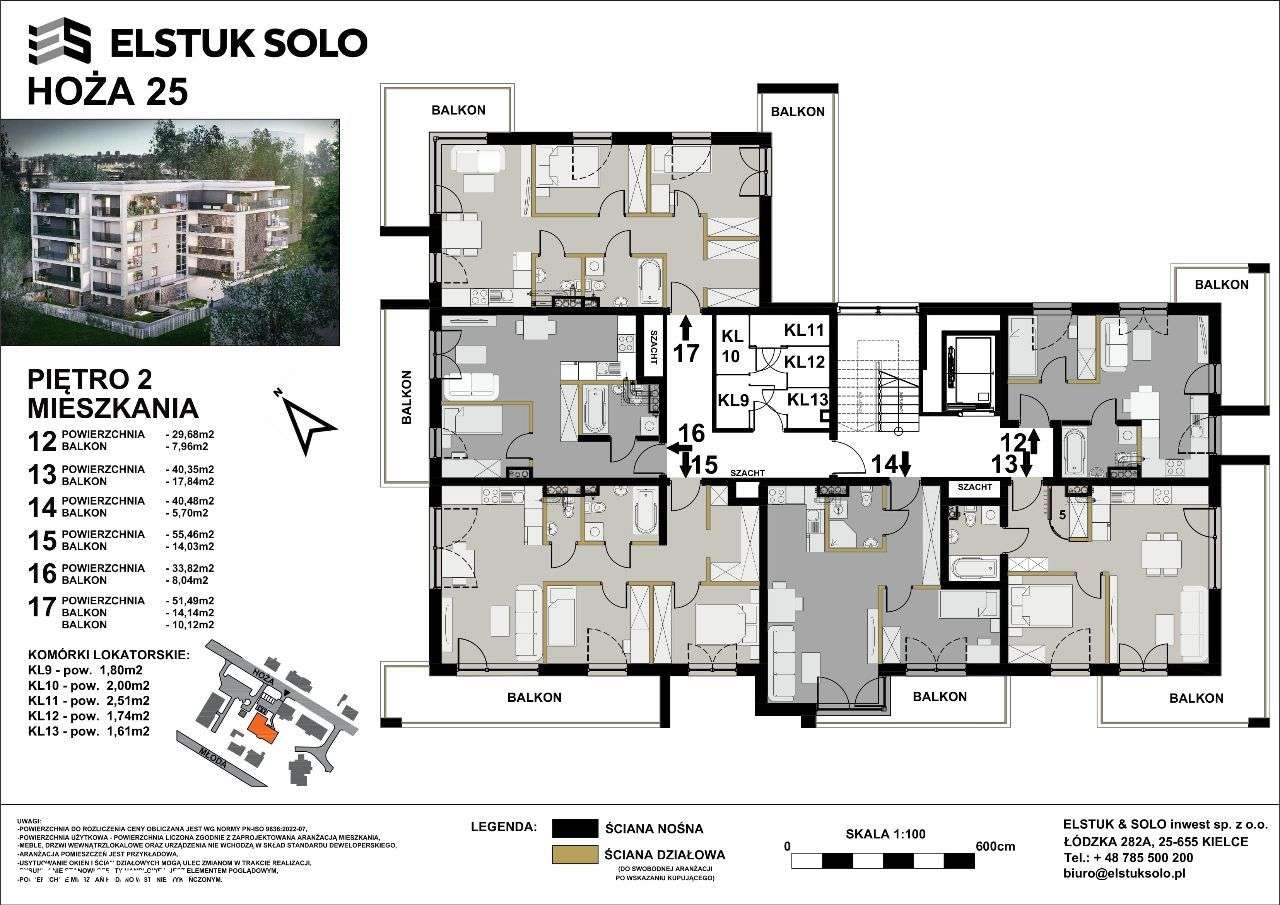 Hoża 25 - wysoki standard-17
