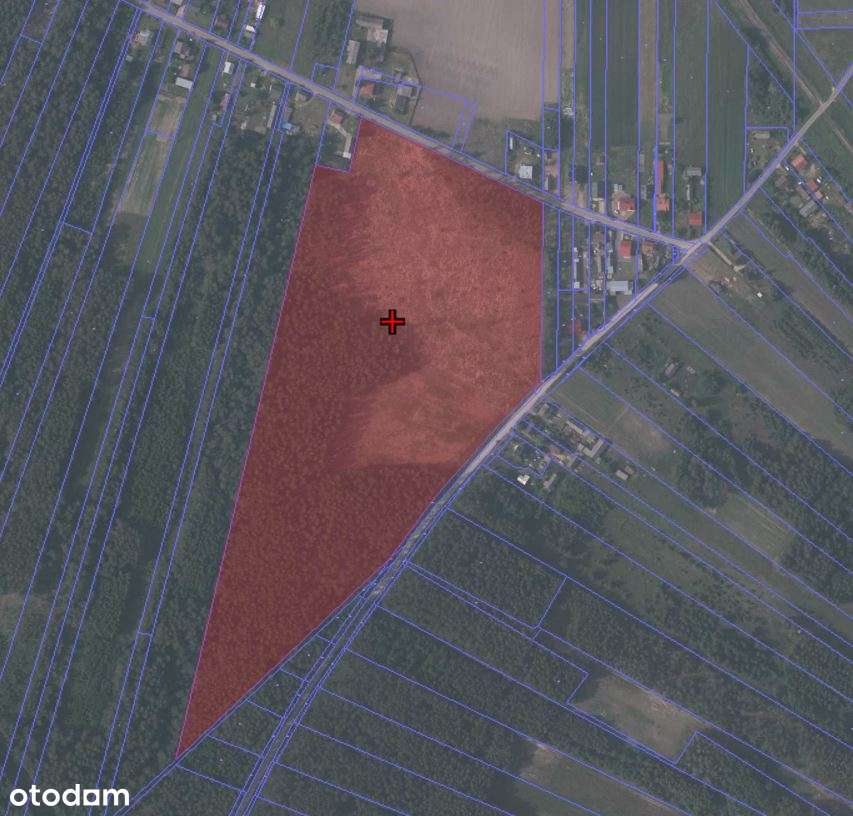 Działka rolno-leśna w centrum miejscowości Błędnica, 9,7142 ha-1