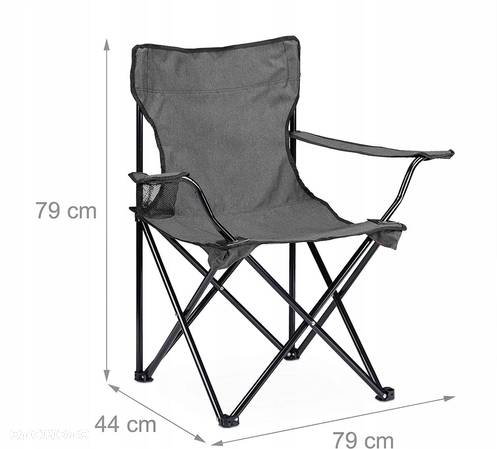 RELAXDAYS Krzesło kempingowe wędkarskie składane - 2