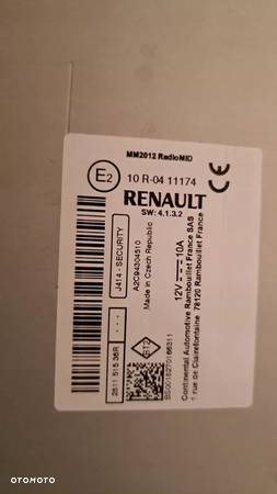 Radio Renault Clio Captur 281151536R - 2