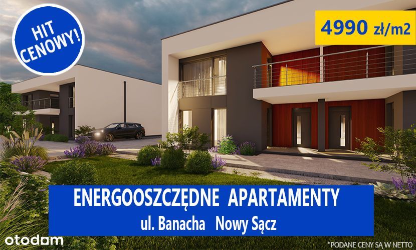 Mieszkania ENERGOOSZCZĘDNE ul. Banacha + parking