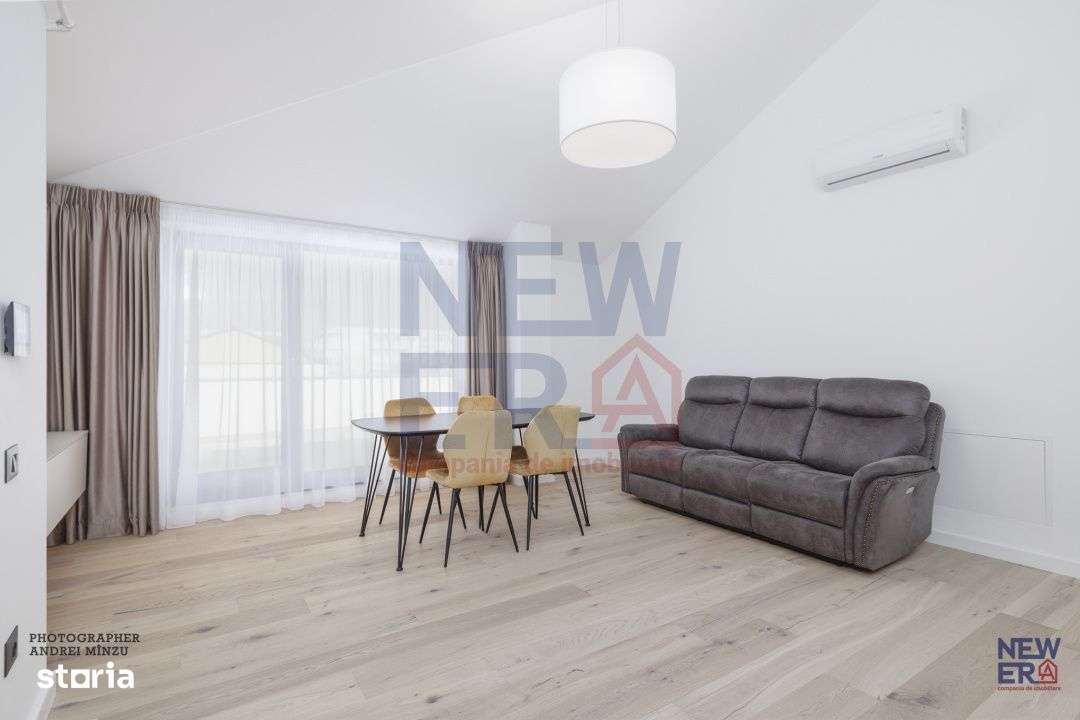Apartament NOU 3 camere cu terasa 50 mp in bloc boutique, zona Herestr-1