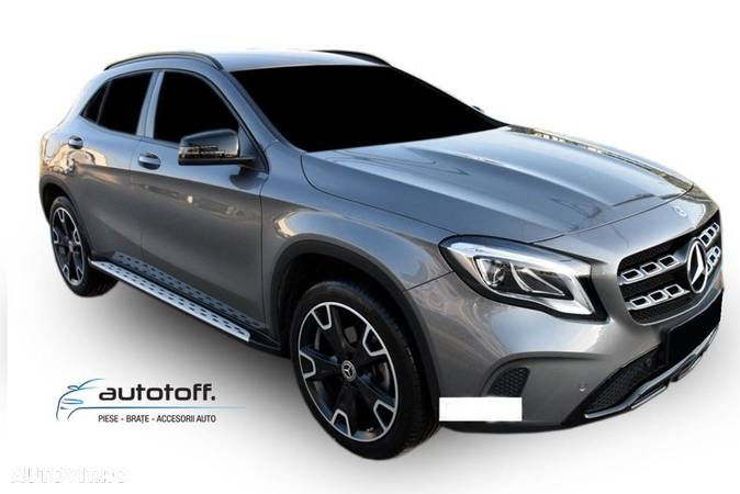 Praguri Mercedes GLA X156 (2014+) din aluminiu - 3