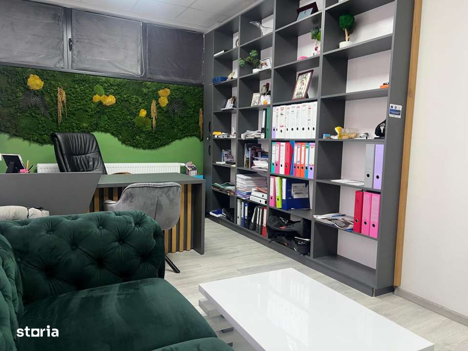 Spatiu birou 220 mp, mobilat utilat, parter, 8 incaperi-8