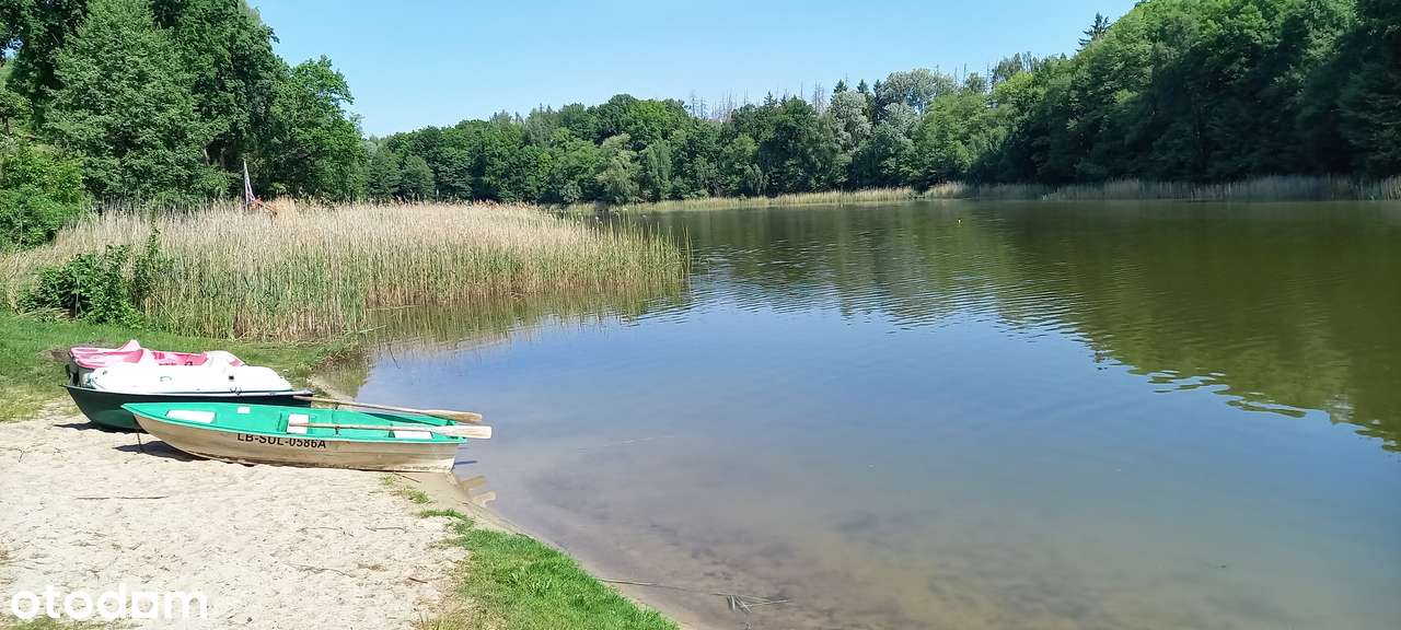 Garbicz - działka 5064 m² z mediami i basenem nad jeziorem-5