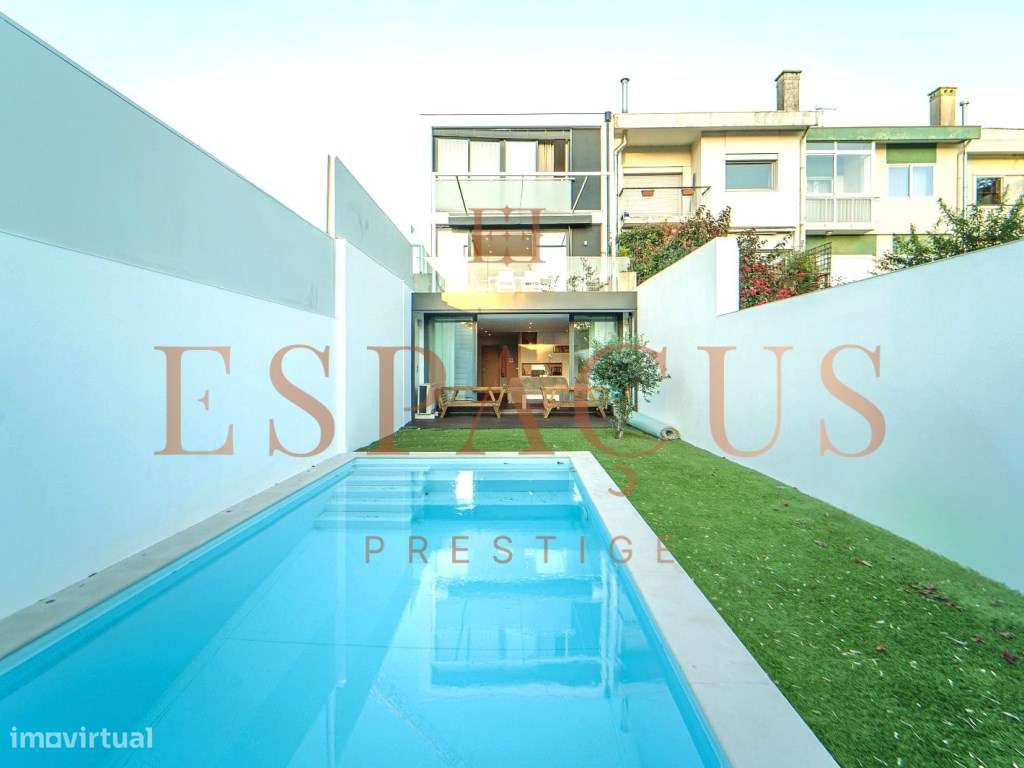 Moradia T3 Geminada com piscina - Serralves-0