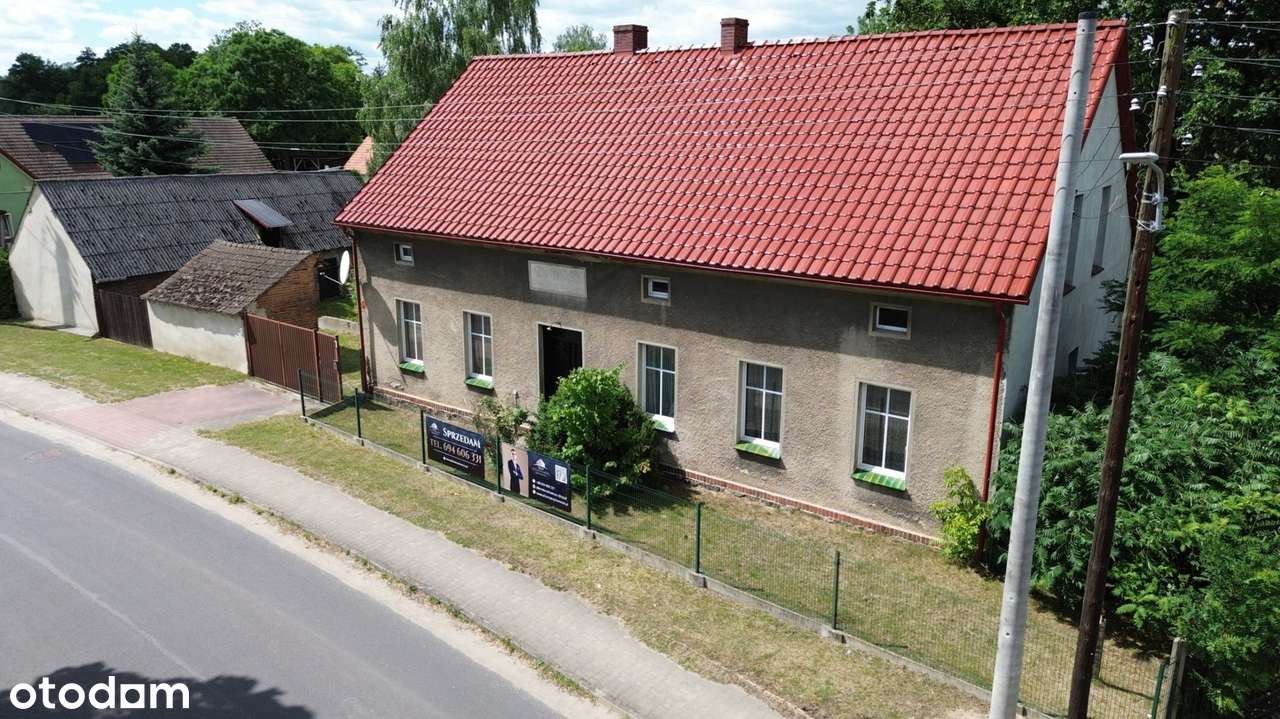Dom z dużym potencjałem + zabudowania magazynowe  Działka 41 arów-3