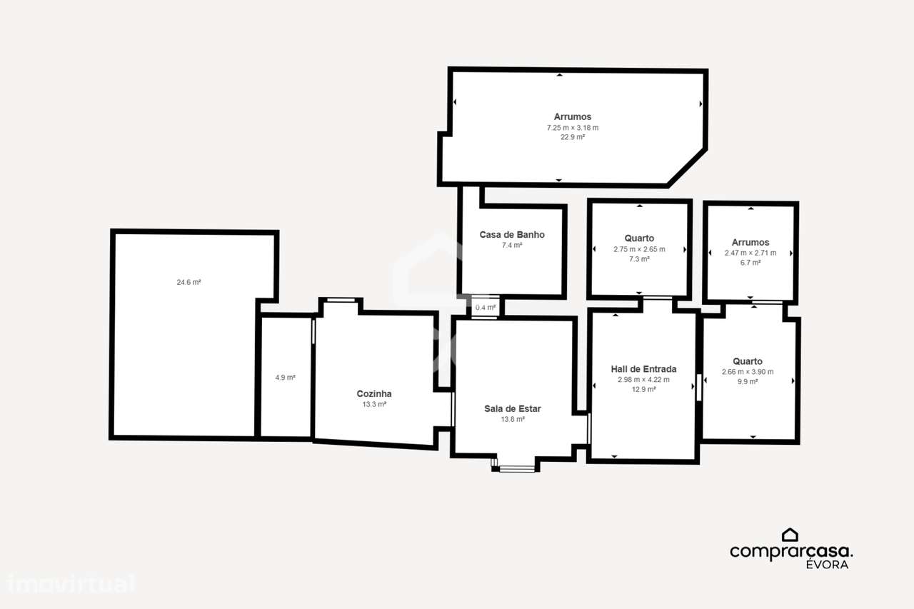 Moradia térrea c/ 311 m² de construção em lote de 1124 m² | Vila de Fr-6