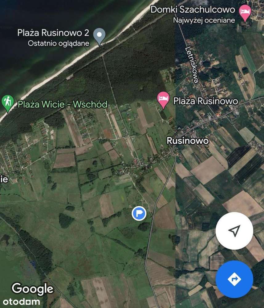 Rusinowo 500 m2 - piękna działka w zaciszu, 2km od morza-2