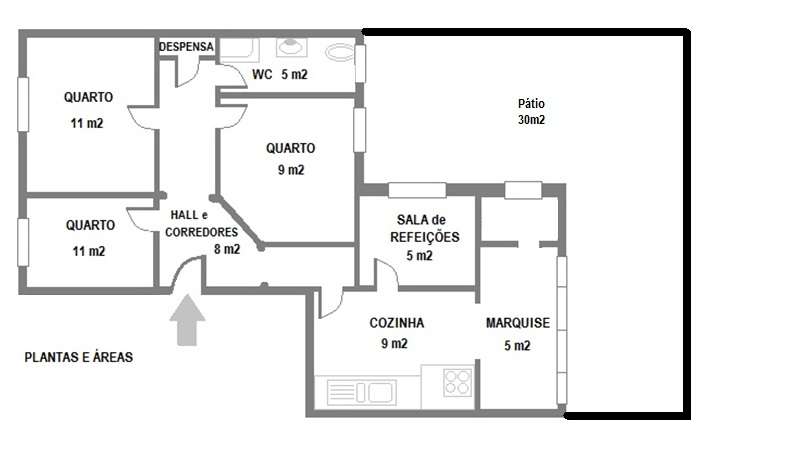 Apartamento de tipologia T2+1 de frente ao metro de Moscavide - Grande imagem: 5/11