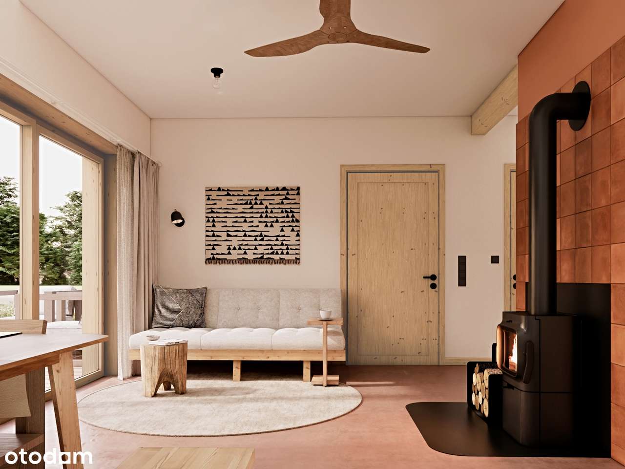 Dom M7 - 60m2 - wykończony z meblami - nad jeziorem Rydzówka - Pełny obrazek: 2/21