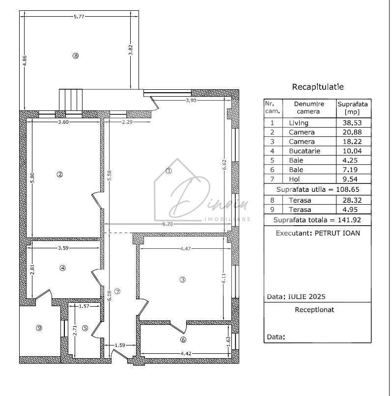 Apartament 3 Camere Baneasa-Aviatiei Parter 142mp utili + 160mp curte - Imagine principală: 3/9