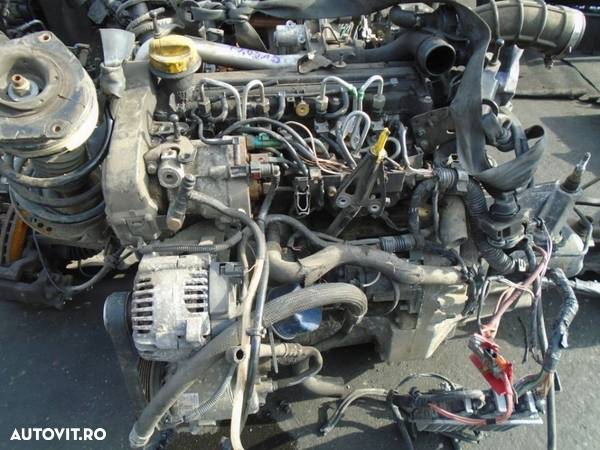 Motor complet cu pompa injectoare si turbo Dacia Logan 1.5 DCI Euro 4 din 2009 160.000 km - 1