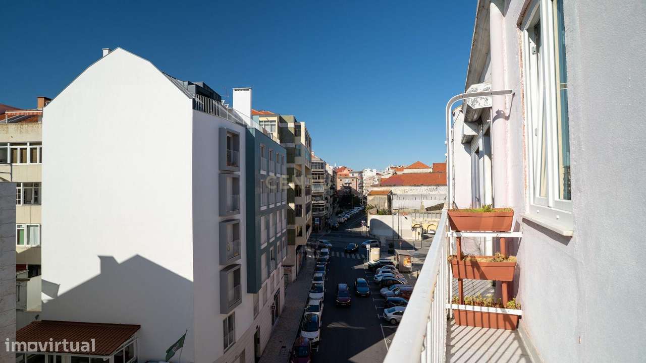 Apartamento com vista desafogada , no centro de Lisboa . - Grande imagem: 4/28
