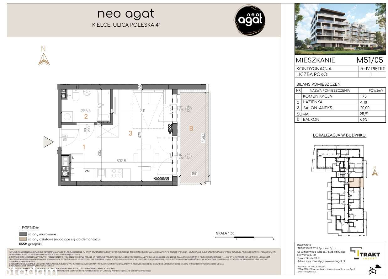 Dla studenta, turysty, inwestora-mieszkanie, które pracuje na siebie! - Pełny obrazek: 2/7