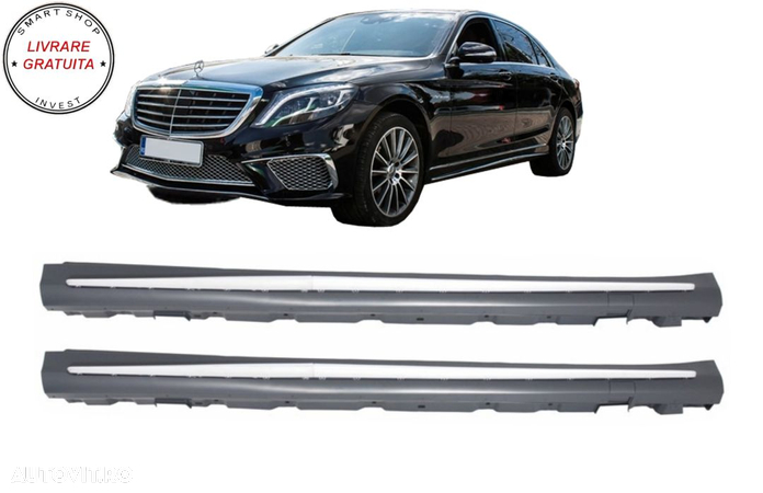 Praguri Laterale Mercedes S-Class W222 (2013-2020) S65 Design- livrare gratuita - 6