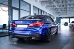Difuzor Bara Spate BMW Seria 5 G30 G31 (2017+) 540 M Performance Look Negru Lucios- livrare gratuita - 17