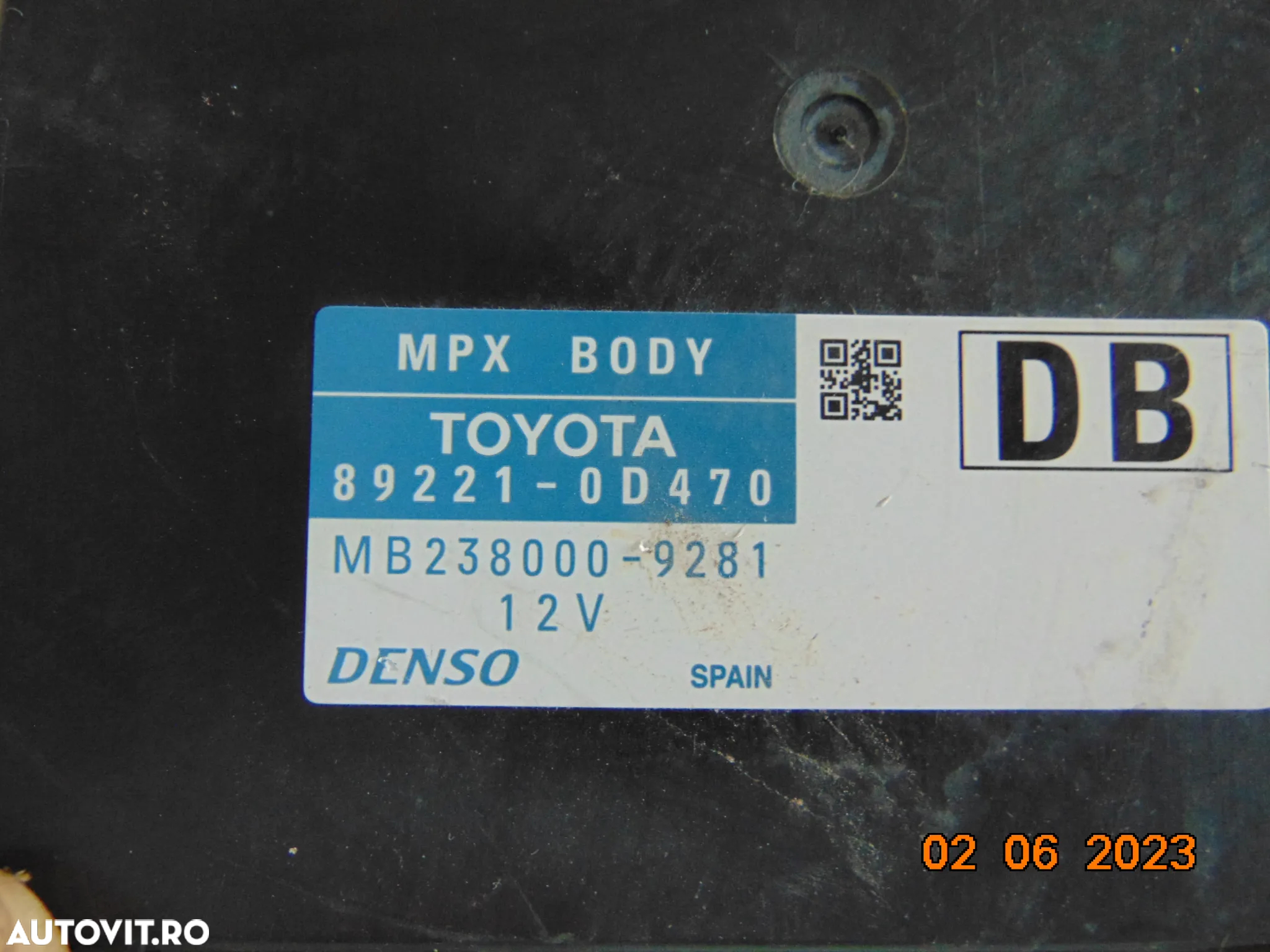 Modul BCM Toyota Yaris 2011-2019 modul ecu control yaris 3 dezmembrez - 2
