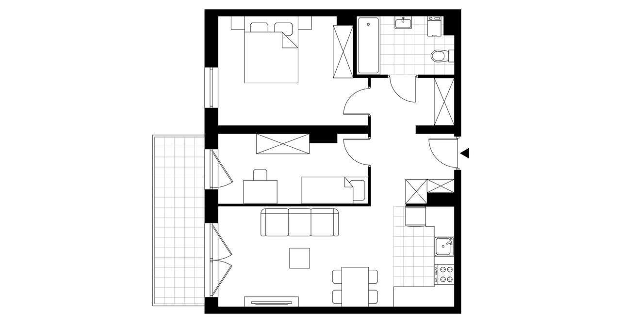 Osiedle Tkacka | mieszkanie 3-pok. | I-21 - Pełny obrazek: 4/9