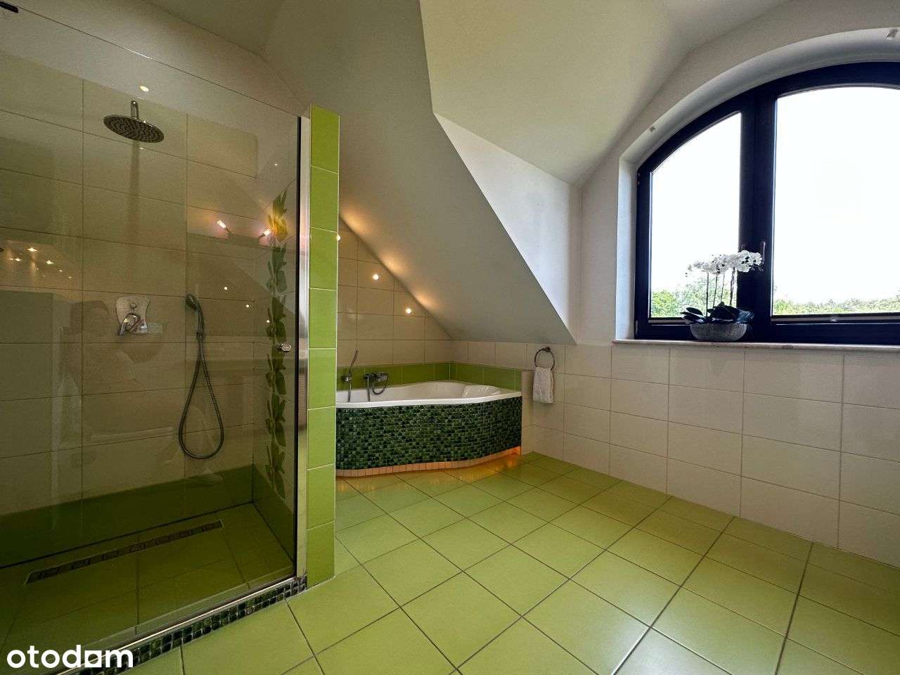 Rezydencja na pięknej, dużej działce w Krzywcu.-18