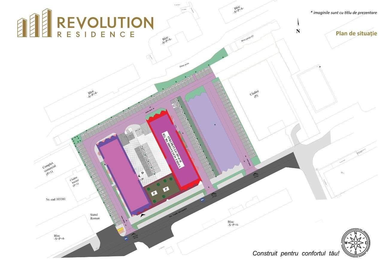 COMISION 0% - Apartamente 3 camere - str.Vasile Alecsandri 72B - Imagine principală: 5/13