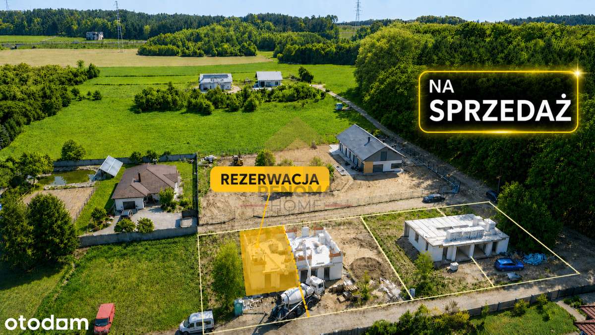 Bliźniak 121 m²| 4/5 pokoi | Garaż | Racula