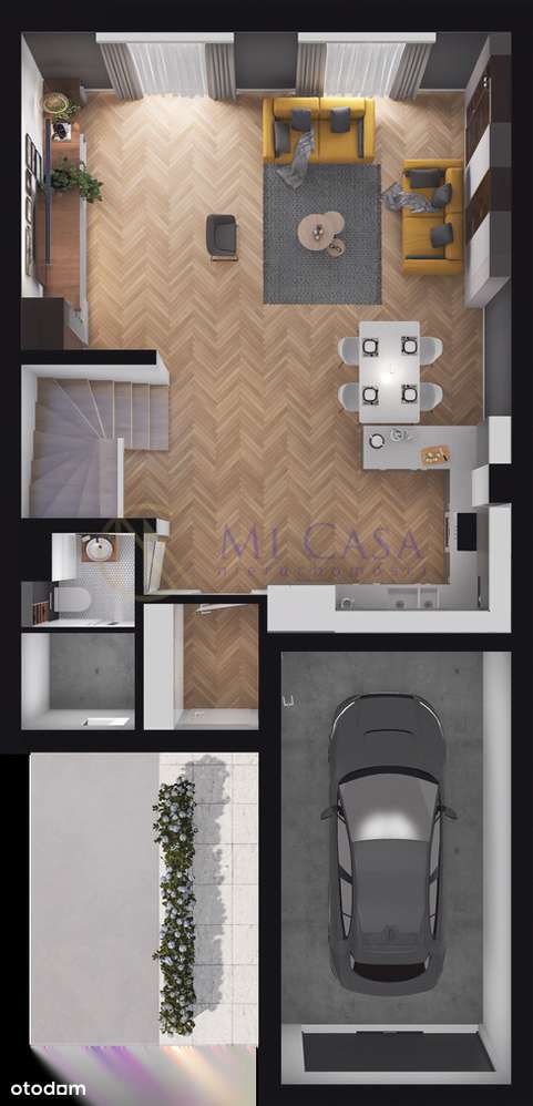 5 pokoi, taras, garaż + 2 m. postojowe, Wilkszyn-17