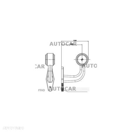 Lampa gabarit LED/stopuri/piese remorci/accesorii remorci - 2