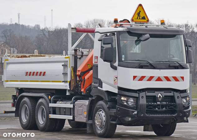 Renault C 380 * WYWROTKA 5,20 m * PK 16001 - K A + PILOT / 6x4 * STAN BDB! - 4