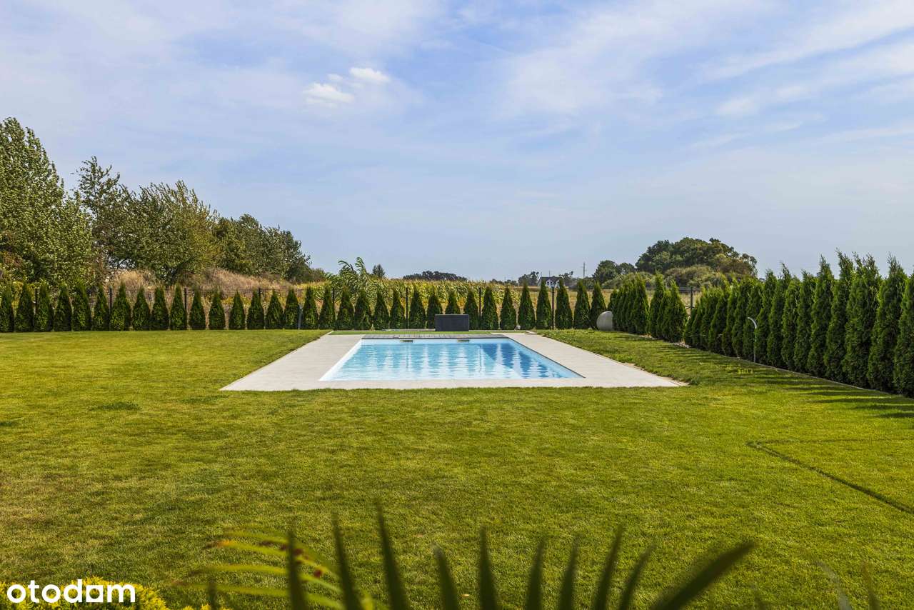 Nowoczesny dom parterowy z basenem | Duża działka | 5 min Wrocław-3